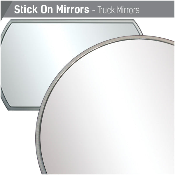 Fortpro 4 x 5 1/2 Stick-On Blind Spot Convex Mirror