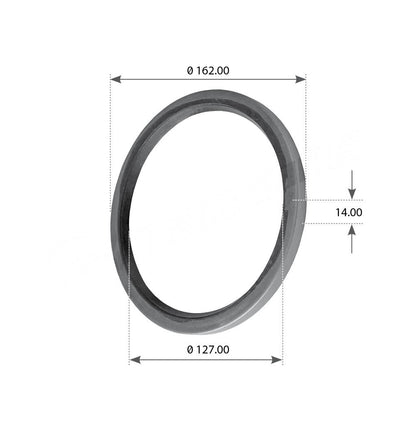 Trunnion Seal for Mack 4" Spring SS50 & 5" Spring SS58 - Replaces 88AX253