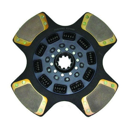 15 x 1/2in Clutch Disc With 2x10in Spline & 10 Springs - Front