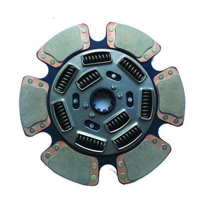 15 x 1/2in Clutch Disc With 2x10in Spline & 9 Springs - Rear