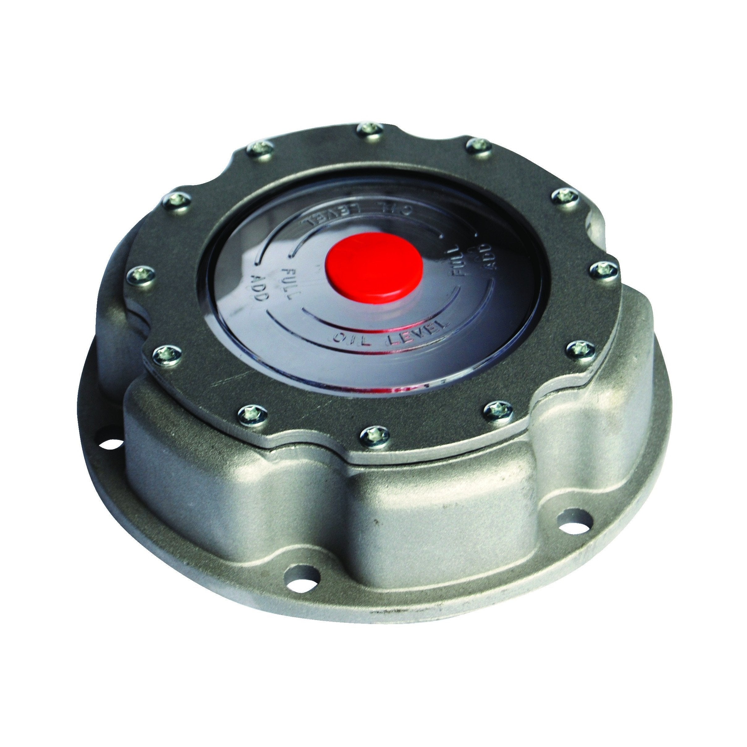 Fortpro Aluminum Steer Axle Hub Cap w/ 6 Holes and Gasket