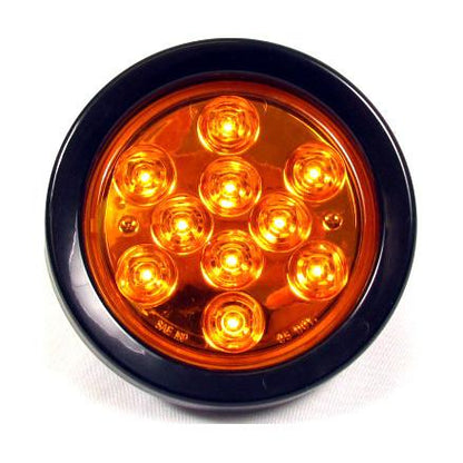 Fortpro 4" Round Tail/Turn Led Light with 10 Leds