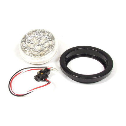 Fortpro 4" Round Led Light with 17 Leds and Chromed Reflector