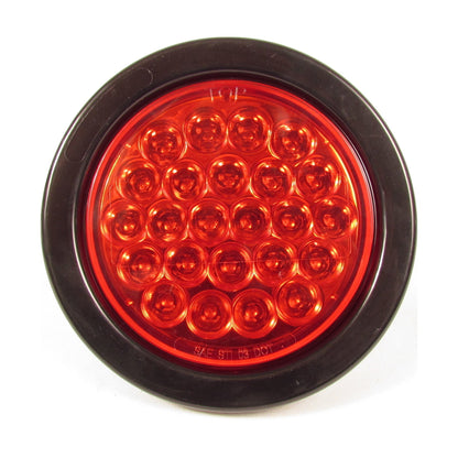 Fortpro 4" Round Light with 24 Leds and Amber Lens