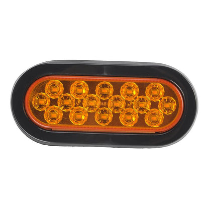 Fortpro 6" Oval Led Light with 16 SQ Leds