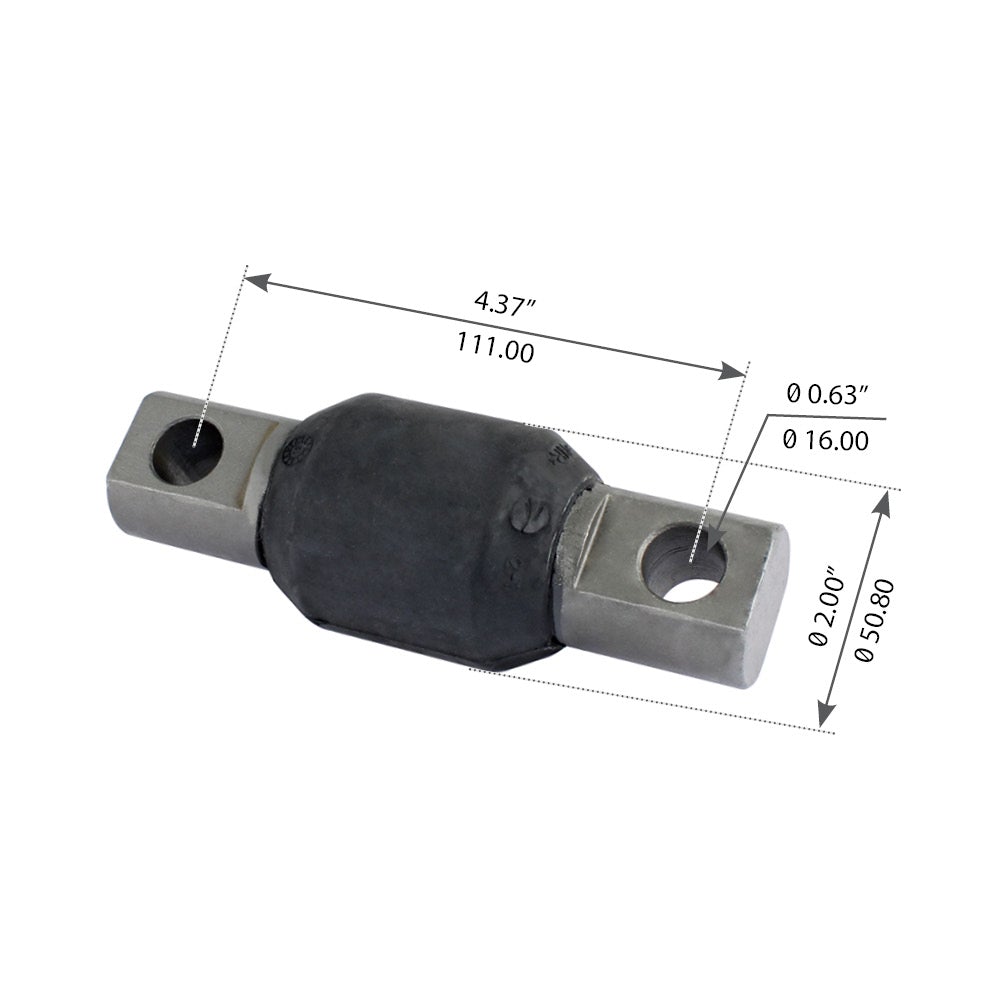 Fortpro Torque Arm Bush Compatible With Peterbilt Replaces 47691