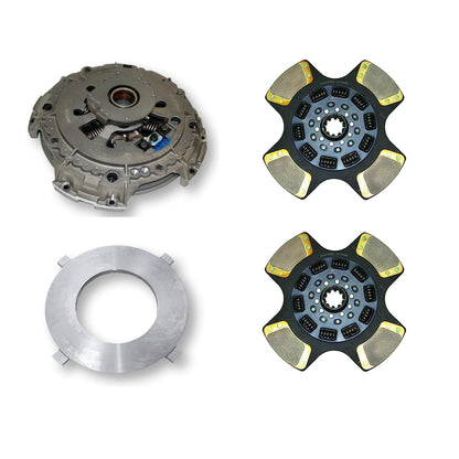 Road Choice 15 1/2" x 2" Clutch Kit Replaces 108391-74 | 10 Spring - 4 PAD - EZ Pedal ™ | CLU10839174