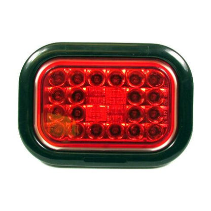 Fortpro 5 5/16" x 3 7/16" Rectangular Tail/Stop/Turn Led Light with 24 LEDs