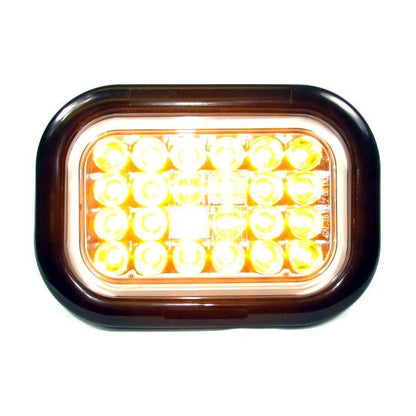 Fortpro 5 5/16" x 3 7/16" Rectangular Tail/Stop/Turn Led Light with 24 LEDs