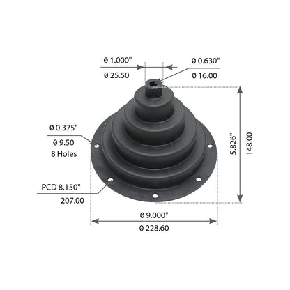 Shift Lever Boot For Freightliner Multiple Application - Replaces 68D885