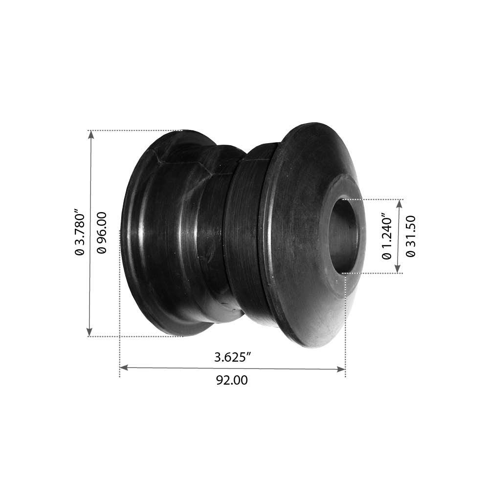 Spring Eye Bushing For Hendrickson - (58648000) - MaxiTrucks