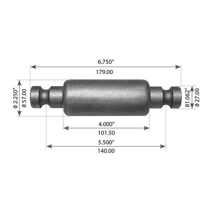 Fortpro Spring Eye Bush Compatible with Mack - Replaces 10QK3109