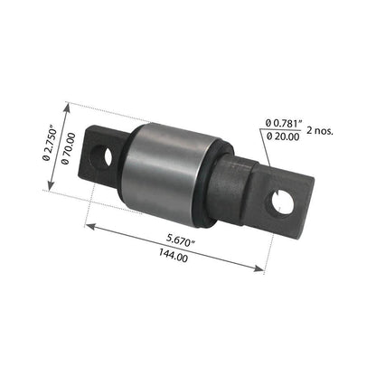 Fortpro Torque Rod Bush | Offset Straddle | Replaces Hdk 46737-000L | F184226