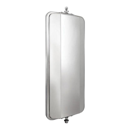 Fortpro 7" x 16" Stainless Steel West Coast Mirror Head | F245678